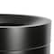 Alpine Industries 50  Gallon Stainless Steel Compost Bin and Trash Can Black ALP475-50-BLK-CO-T - alternate 2